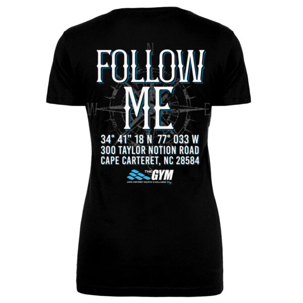 FOLLOW ME - WOMEN'S FITTED T-SHIRT - $FRYQGW$ Thumbnail