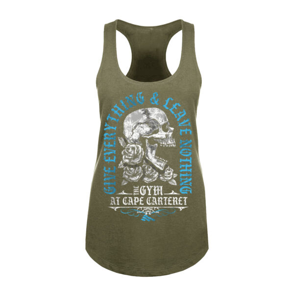 LEAVE NOTHING - WOMEN'S FITTED TANK TOP - $RSP3YU$ Thumbnail