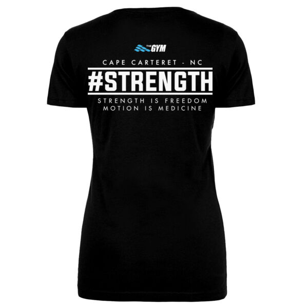 #STRENGTH - WOMEN'S FITTED T-SHIRT - $F6E729$ Thumbnail