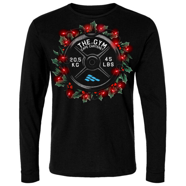 CHRISTMAS WREATH - LONG SLEEVE T-SHIRT - $2EAQK4$ Thumbnail